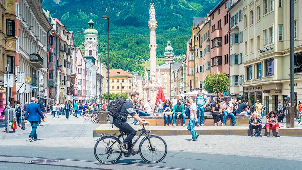 Mit dem Fahrrad durch Innsbruck!