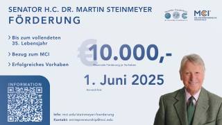 Senator H.C. Dr. Martin Steinmeyer Förderung