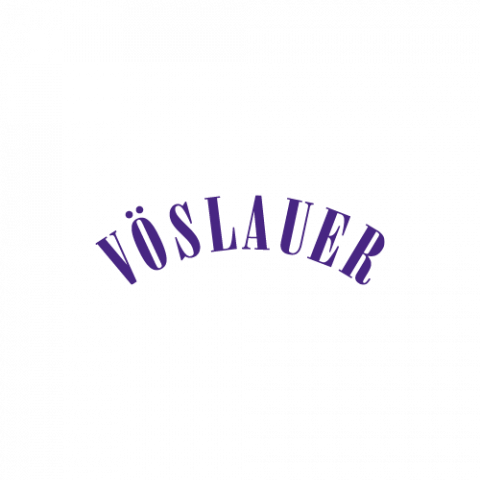 Vöslauer Logo in lila.